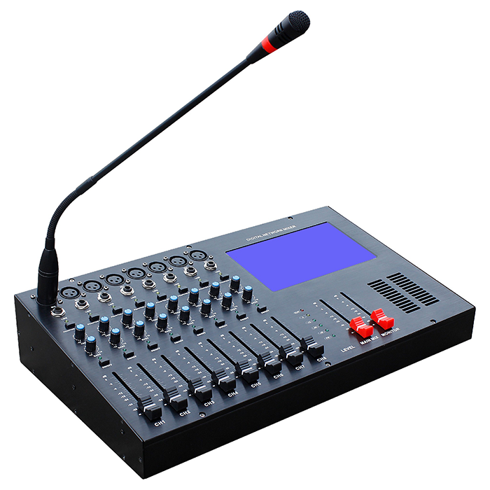 ZGR7808   8路7寸觸摸屏網(wǎng)絡(luò)調(diào)音臺(tái)