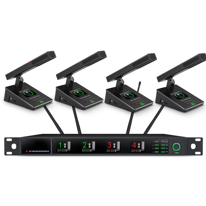 BK-9734  U段一拖四無線會(huì)議（方管）