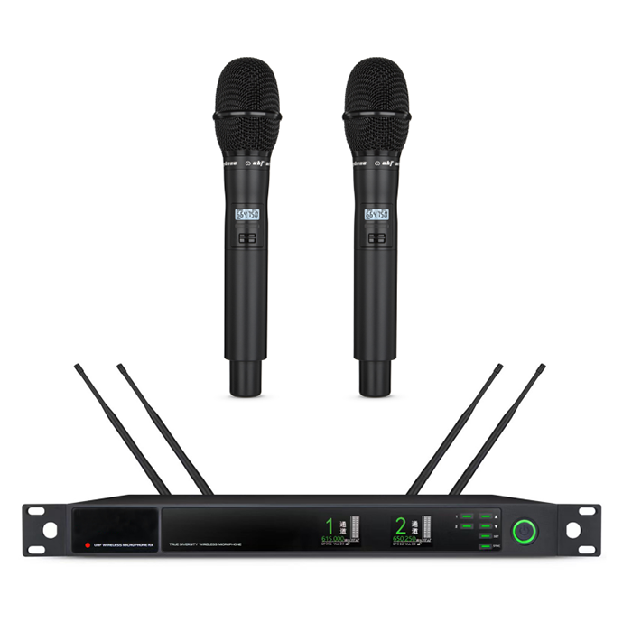 BK-9732  U段一拖二無線手持