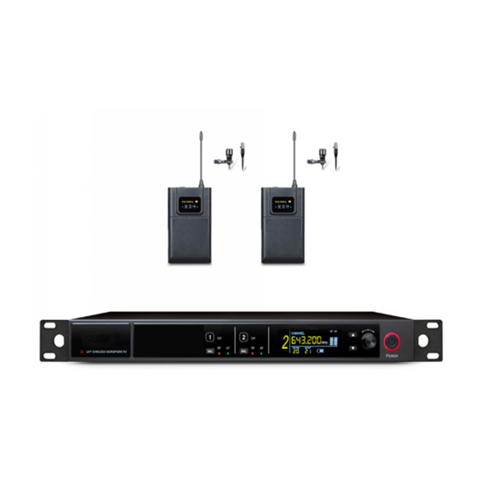 BK-8912  UHF一拖二無線領(lǐng)夾/頭戴