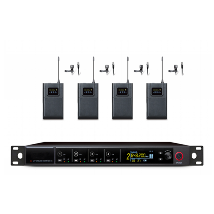 BK-8914  UHF一拖二無線領(lǐng)夾/頭戴