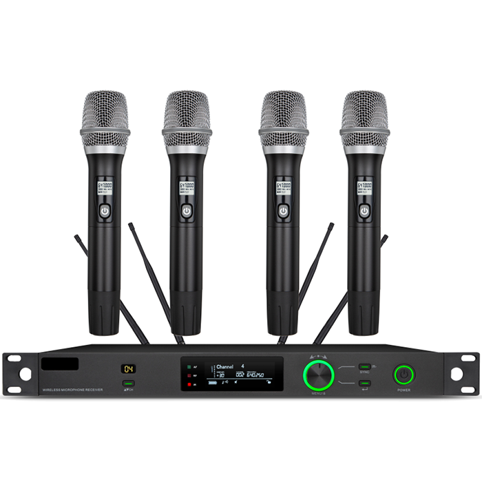 BK-8664  無線視像一拖四手持