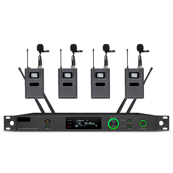 BK-8664  無線視像一拖四頭戴/領(lǐng)夾