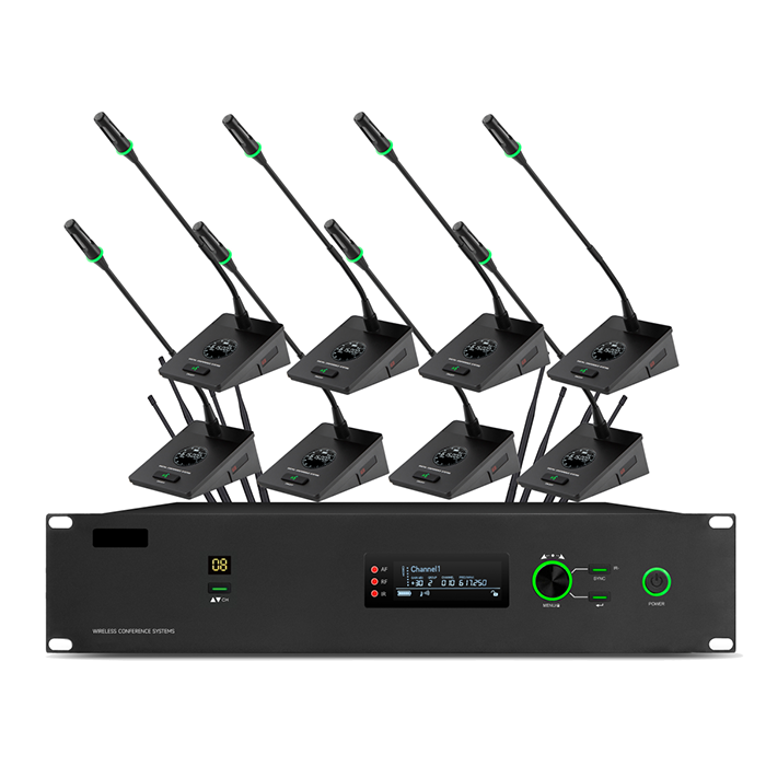 BK-8668  無線視像一拖八會(huì)議（鵝頸）