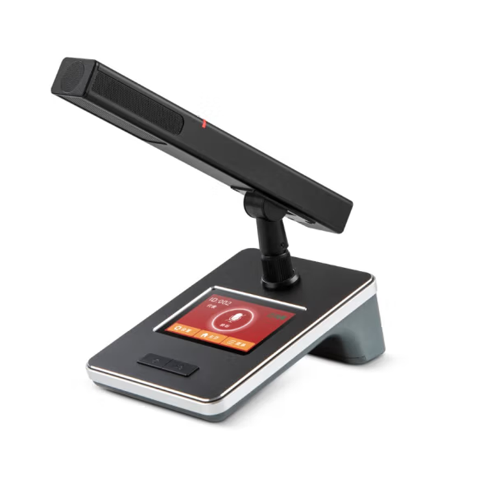 BK-6939A  數(shù)字視像有線會(huì)議系統(tǒng)主席單元（3.5觸摸屏 可修改背景顏色，定制企業(yè)logo）