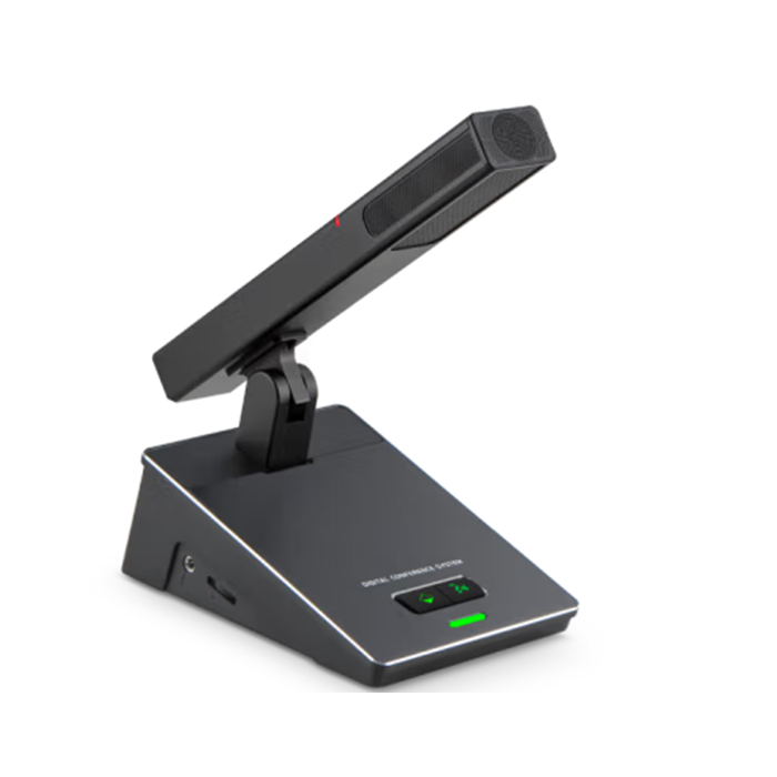 BK-6928A  數字雙系統(tǒng)雙備份會議主席單元 （全金屬底座+金屬方管）（八芯線或RJ45網線連接）