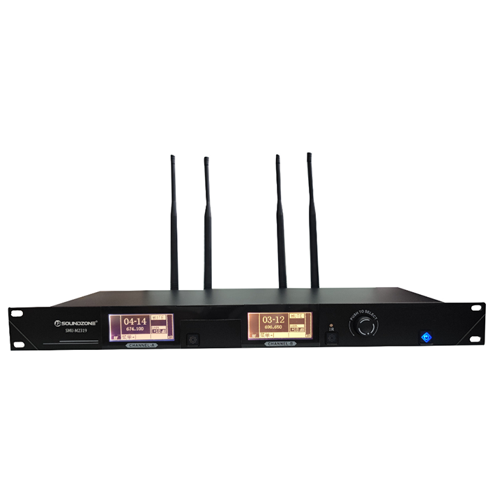 SMU-M2319  真分集無線手持話筒（一托二）