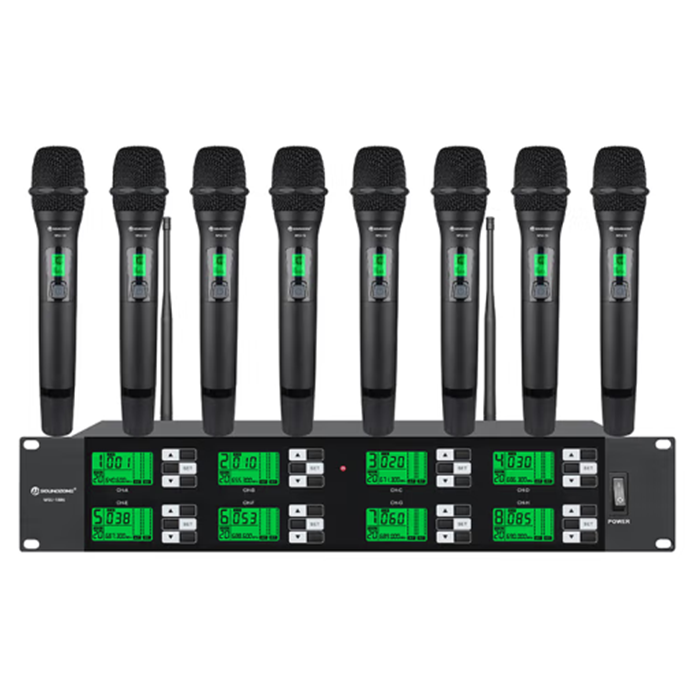 MSU-1886  無線一拖八手持話筒