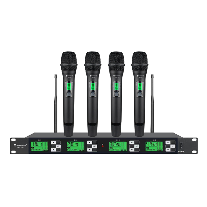 MSU-1846  無線一拖四手持話筒