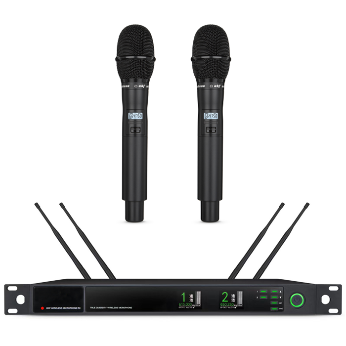 XLM-9732  遠距離無線真分集一拖二手持麥克風(fēng)